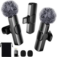 ZESTAW BEZPRZEWODOWYCH MIKROFONÓW KRAWATOWYCH 2,4GHz