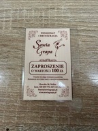 Voucher - Pensjonat i Restauracja Sowia Grapa - Rzeczka