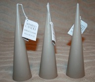 PRIMARK ŚWIECA ELEGANCKI STOŻEK BEZZAPACOWA 143 g 3 SZTUKI NOWA