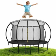 TRAMPOLINA OGRODOWA DUŻA DLA DZIECI DOROSŁYCH 366 CM 12FT 150KG BEZPIECZNA