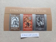 4310 - 12 ** Utracone dzieła sztuki - górna listwa z napisem / 2009