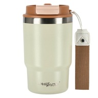 KUBEK TERMICZNY ZE SŁOMKĄ I USTNIKIEM NA KAWĘ HERBATĘ DO SAMOCHODU 480 ml