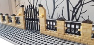 LEGO Ogrodzenie z bramą (kolor Tan) - 70 elementów