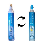 1 x NAPEŁNIENIE WYMIANA WYSŁKA NIEBIESKIEJ BUTLI SODASTREAM CO2 425g