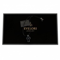 Naszyjnik unisex czarny krzyż punk rock goth retro Y2K łańcuszek choker45cm