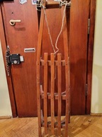 Stare sanki drewniane tradycyjne dł. 115 cm