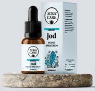 MINERAŁY AURA CARE JOD w kroplach, 4 formy jodu - pełne spektrum +GRATIS