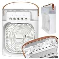 Wentylator stołowy Alogy przenośny 3w1 biały z nawilżaczem i timerem