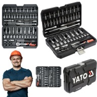 ZESTAW NARZEDZI WALIZKA NARZEDZIOWA ZESTAW KLUCZY NASADOWYCH YATO SOLIDNY