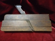 duży strug , hebel stolarski XIX w. anglia palisander