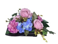 Stroik wiązanka dla dziecka na cmentarz wiosenny na mały pomnik nagrobek