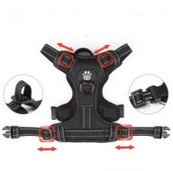 SZELKI DLA PSA ŚWIECĄCE LED MOCNE BEZUCISKOWE LEKKIE WYTRZYMAŁE Z UCHWYTEM