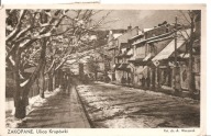 TATRY -ZAKOPANE -ULICA KRUPÓWKI -ZIMA