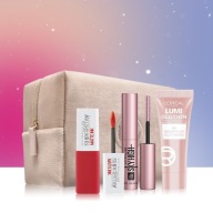 BESTSELLER! ZESTAW KOSMETYKÓW TUSZ DO RZĘS + POMADKA + BALSAM +KOSMETYCZKA