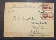 Polska koperta listu do Szwecji 1949r.