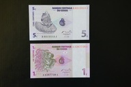 Banknot Kongo 1, 5 centimes 1997 rok UNC !!!