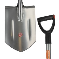 SZPADEL OGRODOWY OSTRY METALOWY TRZONEK