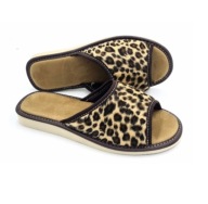 KAPCIE PANTOFLE DAMSKIE PANTERKA LACZKI Komfortowe Domowe 41