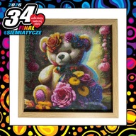 DIAMENTOWY MIŚ - HAFT MAŁEJ WOLONTARIUSZKI [WOŚP Siemiatycze]