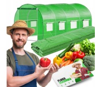 FOLIA ZAMIENNA POSZYCIE NA TUNEL OGRODOWY SZKLARNIA 4,5x2x2m 9m² UV4 FOLIAK