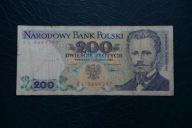 Banknot Polska PRL 200 złotych ser EL 1988 rok !!!