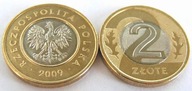 2009 r 2 zł złote MW * MENNICZE