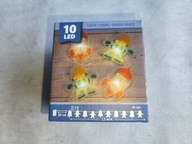 Dekoracyjny łańcuch świetlny, 1,5 m, 10 diod LED rakiety kosmiczne