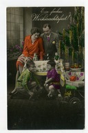 BOŻE NARODZENIE - DZIECI, RODZICE, CHOINKA, ZABAWKI - FOTO - c. 1928