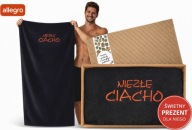 PREZENT MĘŻCZYZNY CHŁOPAKA NIEGO MĘŻA RĘCZNIK Z HAFTEM 70X140 WALENTYNKI