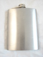 METALOWA PIERSIÓWKA 8oz - 225 ml STAL NIERDZEWNA