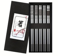 Pałeczki PREMIUM stal nierdzewna 304, 5 par, antypoślizgowe, do gotowania