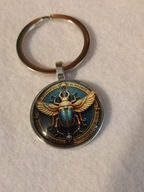 Śliczny breloczek do kluczy skarabeusz