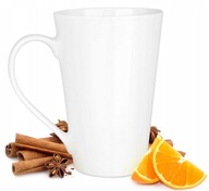 DUŻY KUBEK NA HERBATĘ KAWĘ 500ml BIAŁY