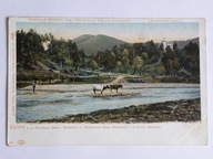 Ustroń k Bielska Wisła droga do źródła DW Zameczek Lipowski Groń 1900