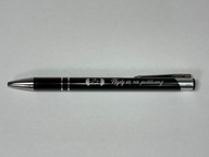 Długopis niebieski nigdy się nie poddawaj czerwony cytat trening siłownia