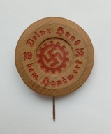Odznaka okolicznościowa z dnia rzemiosła 1935, whw, pomoc zimowa