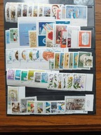 Rocznik 1980 komplet znaczków kasowanych