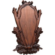 deska pod trofea Rzeźbiona deska pod rogacza, koziołka - palisander.