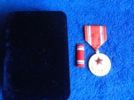 KRLD Korea Północna "Medal Zasługi" 13.06.1949. Zestaw w etui