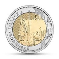 5 zł 2019 r Zabytki Fromborka (mennicze)