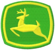 Termo Naszywka John Deere Jeleń Logo Haftowana