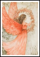 A2 PLAKAT OBRAZ ANIOŁ, PLAKAT Z ANIOŁEM, ANIELSKIE SKRZYDŁA, ANIELICA NR 65