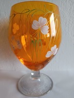 SZKLANY RĘCZNIE MALOWANY KIELICH