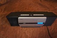 Wąska wieża Bluetooth Radio CD USB AUX do postawienia lub powieszenia