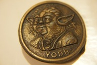 KULTOWA KLAMRA do PASKA YODA GWIEZDNE WOJNY STAR WARS 1980 Vintage PRL LEE
