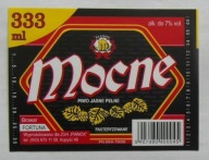 ETYKIETA PIWO MOCNE BROWAR FORTUNA MIŁOSŁAW ROZLEWNIA PIANOX KOPYŚĆ