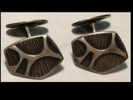 Srebrne spinki do koszuli- Rytosztuka Poznań- Srebro pr. 800