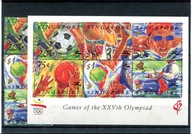 A50468) Olimpiada 92: Singapur 652 - 657** + Bl 28**