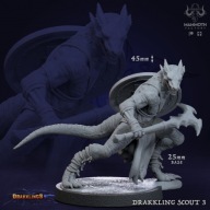 Drakkling Scout 3 - Drakklings - figurka RPG DnD D&D - druk 3D 14K