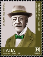 Włochy 2021 Znaczek 4287 ** polityk Rzym burmistrz masoneria